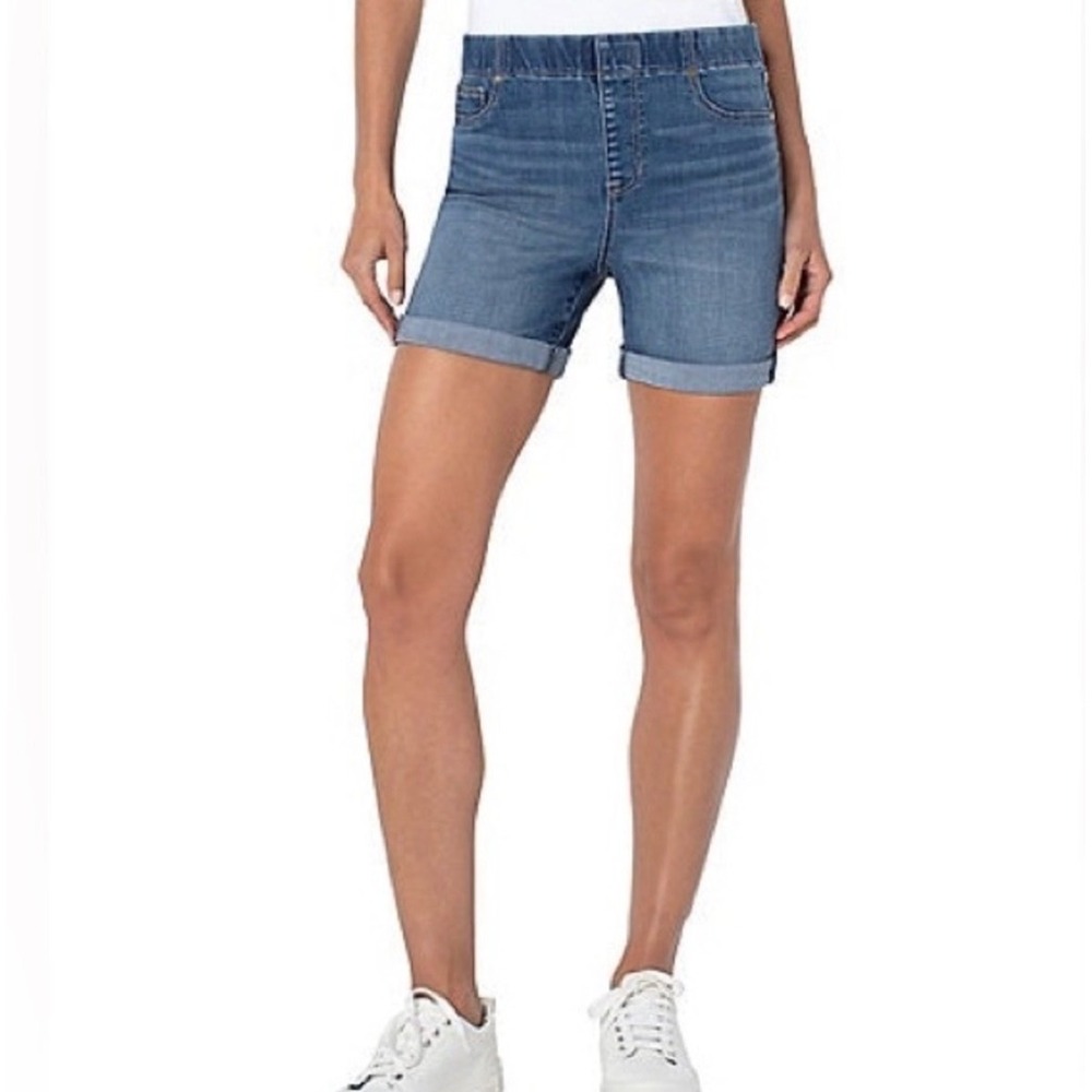 Liverpool Los Angeles Marley Monet Girlfriend Denim Shorts Womens Size 8/29